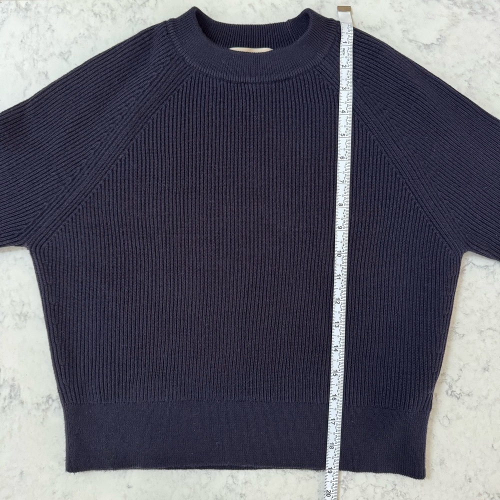 Sezane Navy Sami Jumper Size Small - Picture 10 of 11